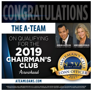 2019 Chairmans Club - Nova Home Loans The A Team